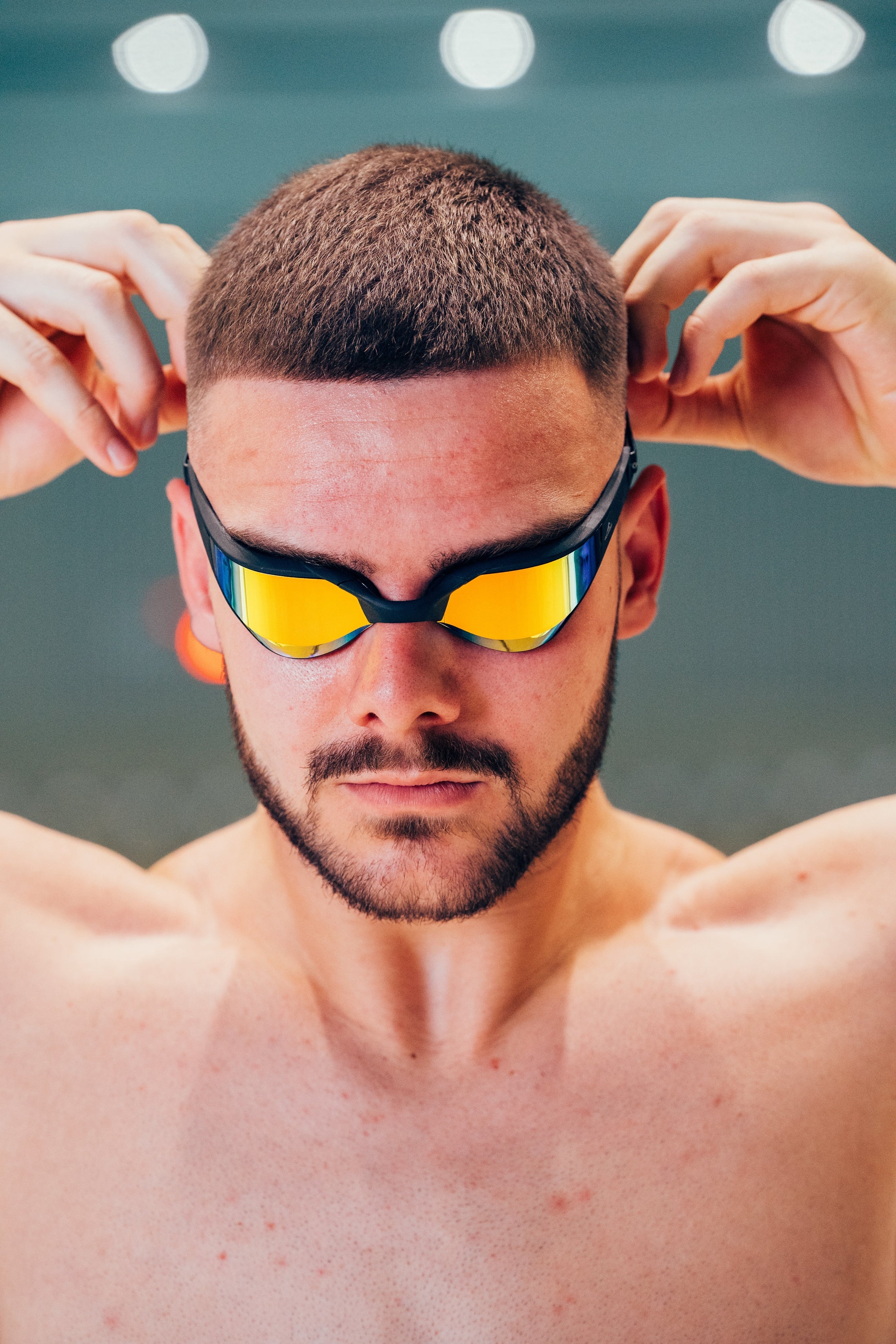 "SPEEDBLUE"  Schwimmbrille für Wettkampf und Training